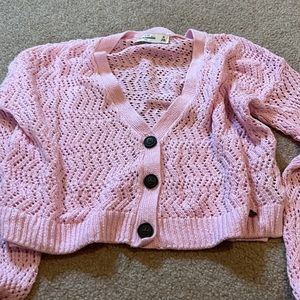 abercrombie kids knit cardigan - size medium